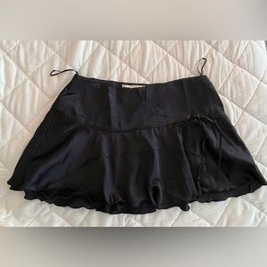 Kimchi blue satin bow mini skirt
